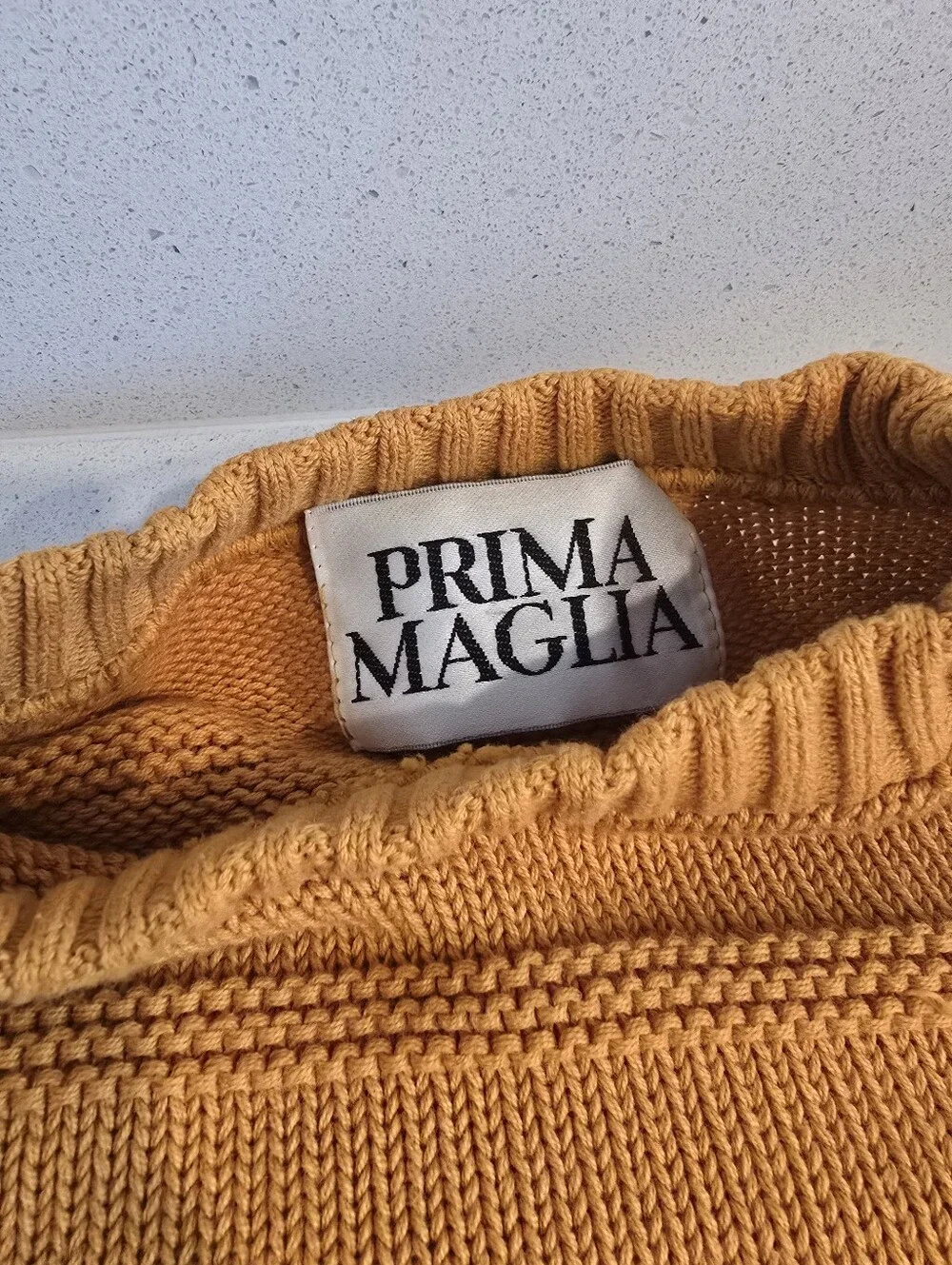 Prima Maglia Vintage Mens Sweater Cotton Grandpa Core